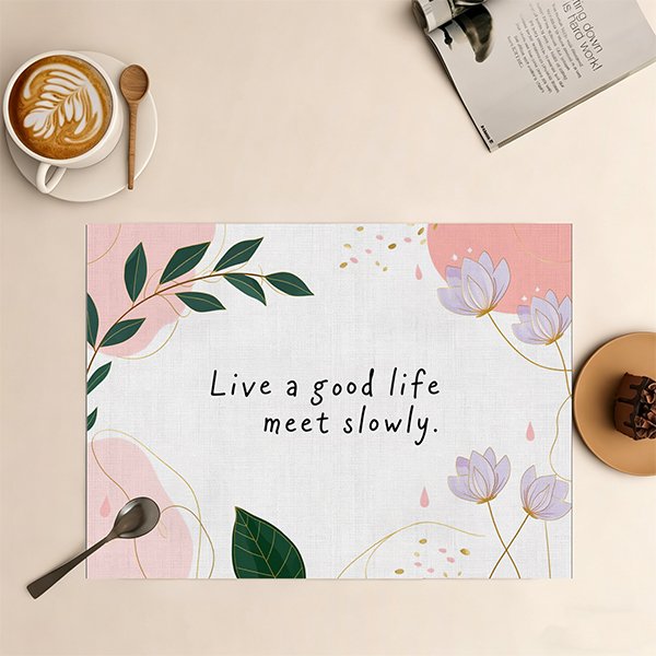 place mat 15 Liquid-Proof PVC Leather Placemats